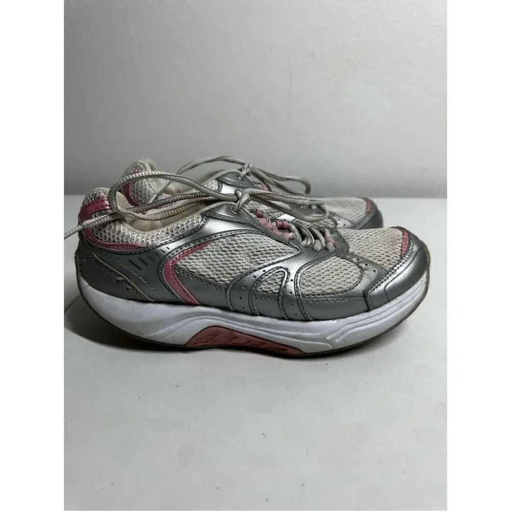 Danskin Now Athena Women Running Shoes Pink Gray Size 6.5W Walking Sneakers